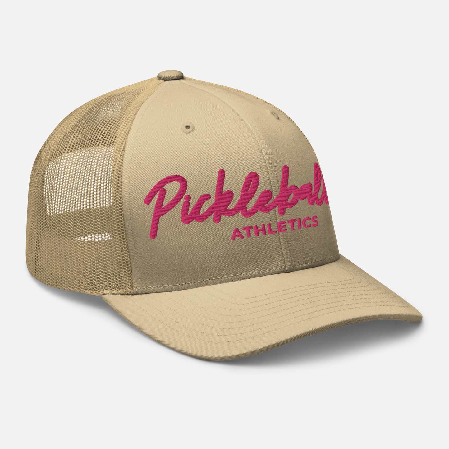 PINK - Pickleballer Athletics Embroidered Mesh Hat
