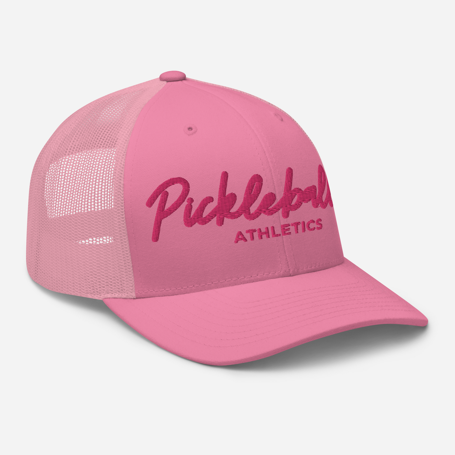 PINK - Pickleballer Athletics Embroidered Mesh Hat