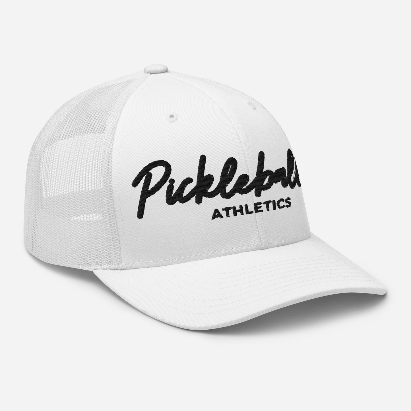 BLACK - Embroidered Mesh Pickleball Hat