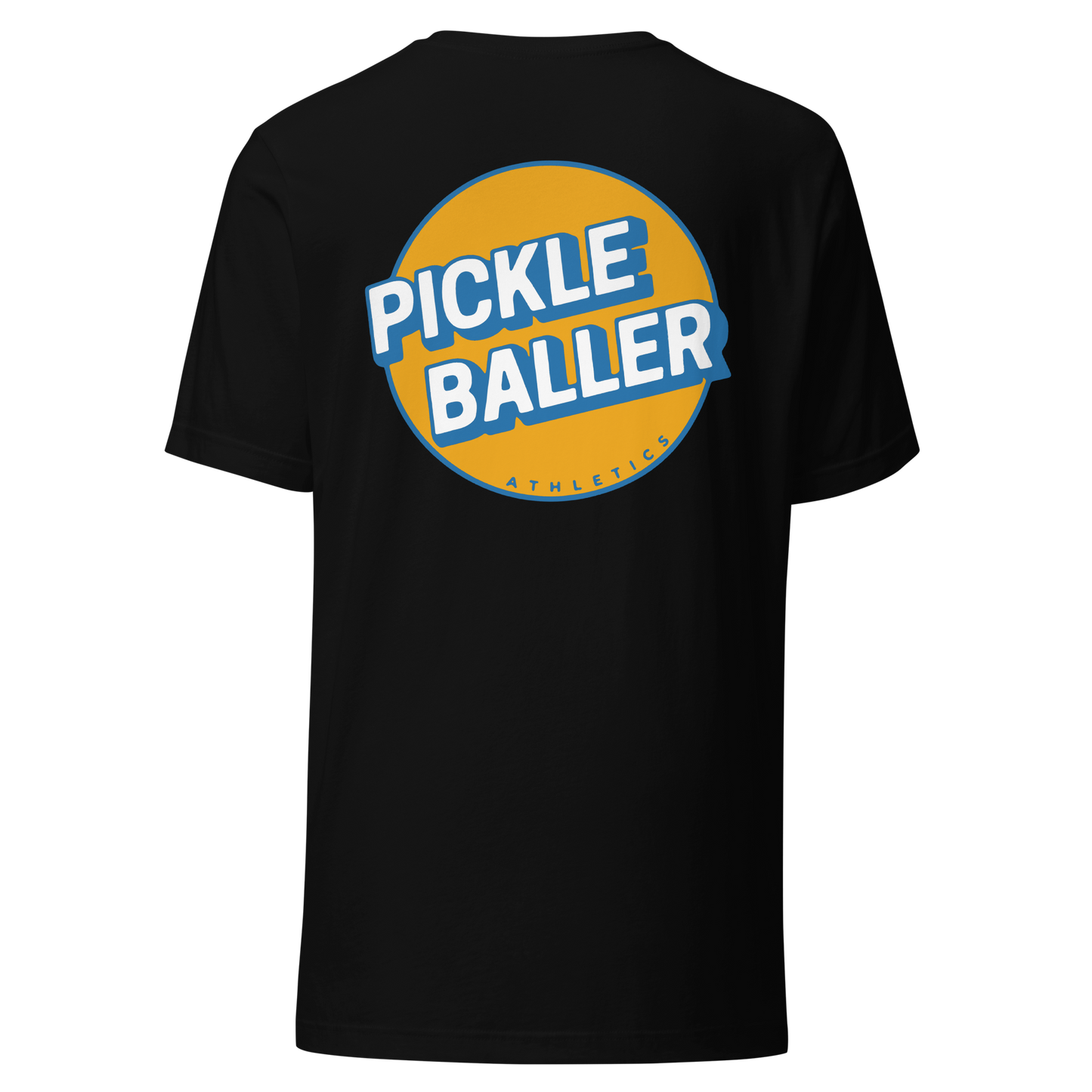 SLANTY BLUE & GOLD - Pickleballer Athletics Unisex Tee