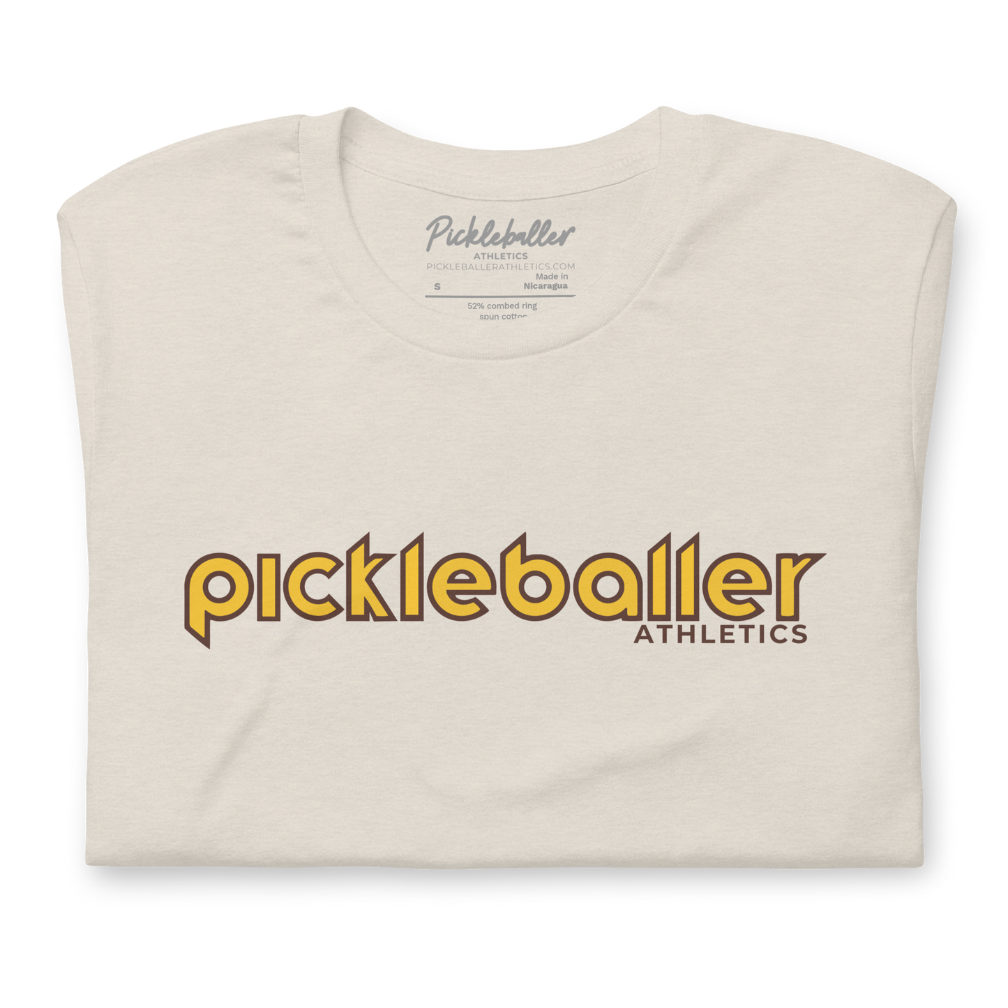 THROWBACK BROWN & GOLD - Pickleballer Athletics Unisex Tee