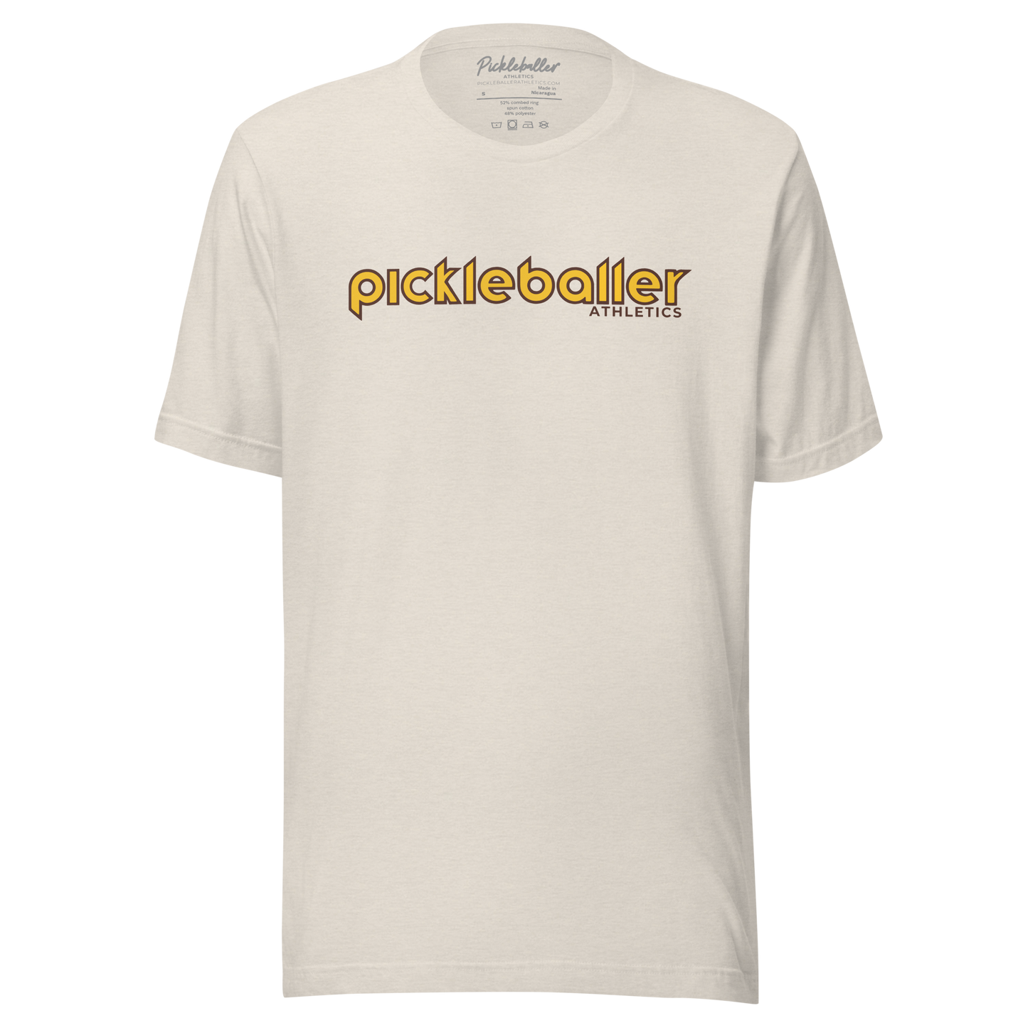 THROWBACK BROWN & GOLD - Pickleballer Athletics Unisex Tee