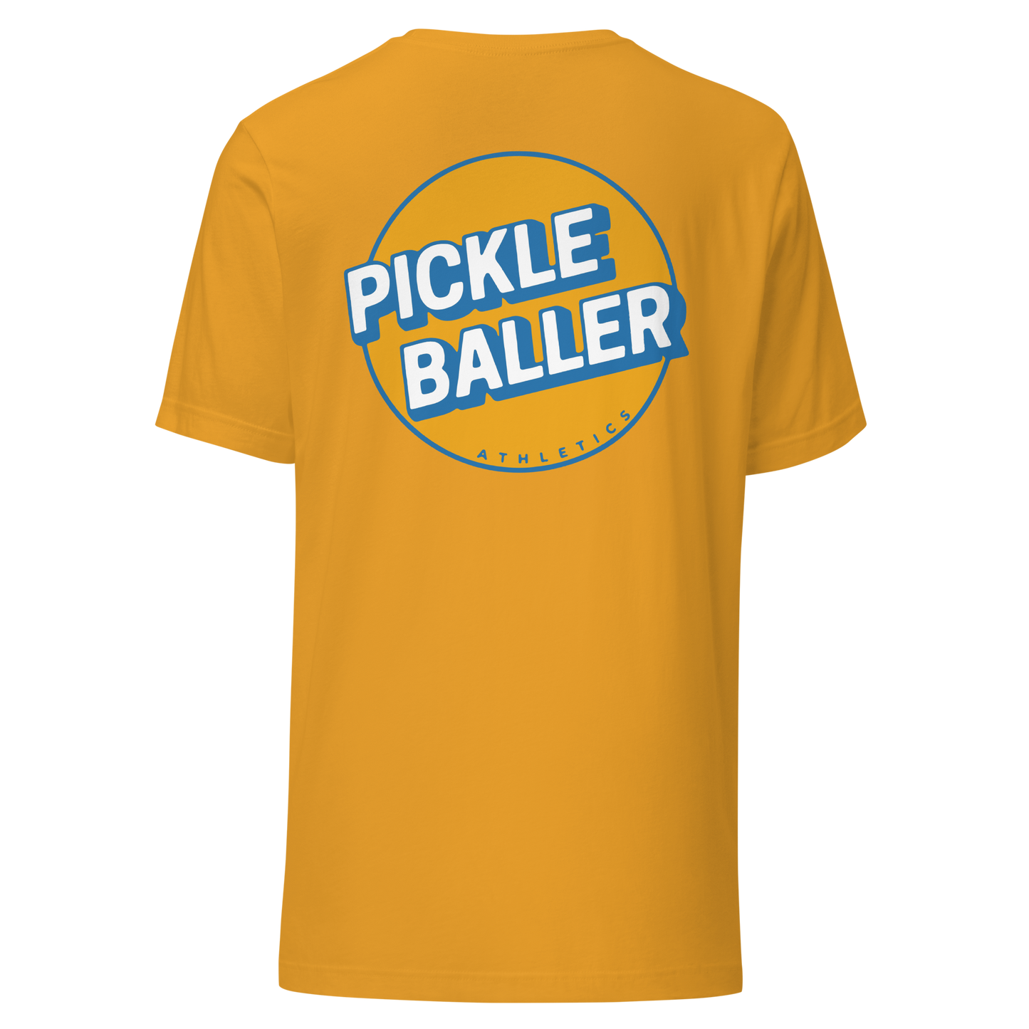 SLANTY BLUE & GOLD - Pickleballer Athletics Unisex Tee