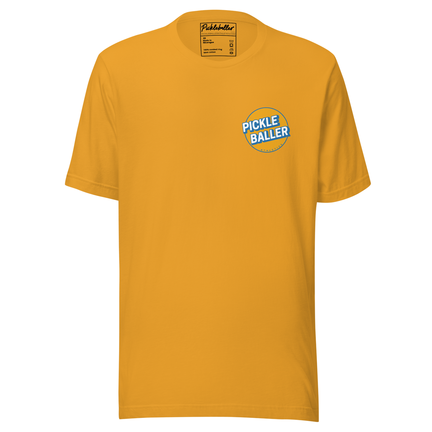SLANTY BLUE & GOLD - Pickleballer Athletics Unisex Tee