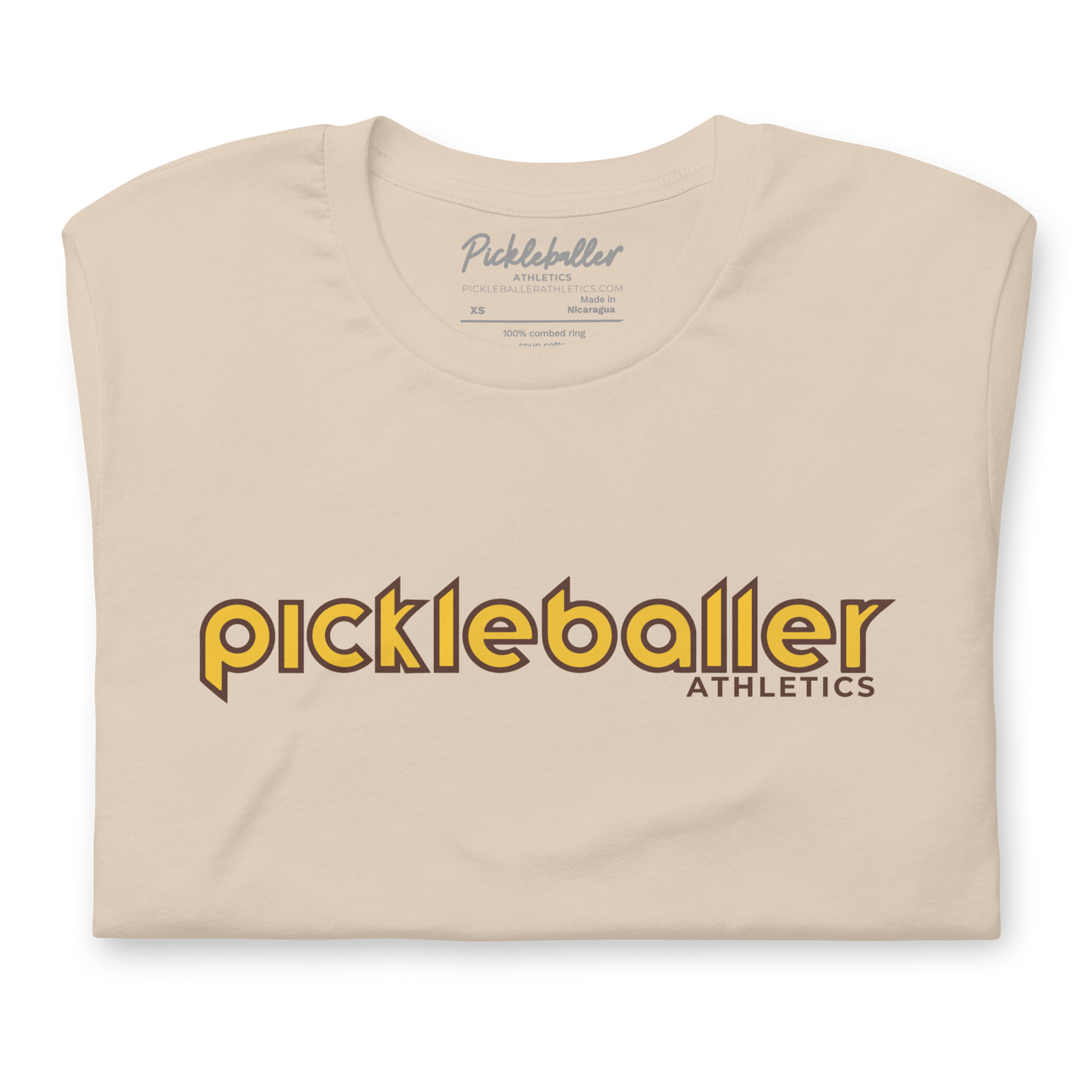 THROWBACK BROWN & GOLD - Pickleballer Athletics Unisex Tee