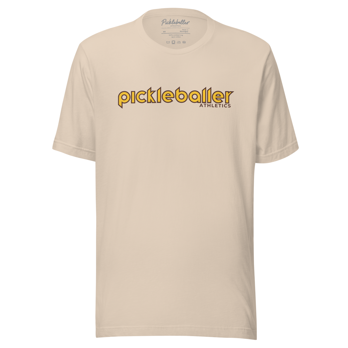 THROWBACK BROWN & GOLD - Pickleballer Athletics Unisex Tee