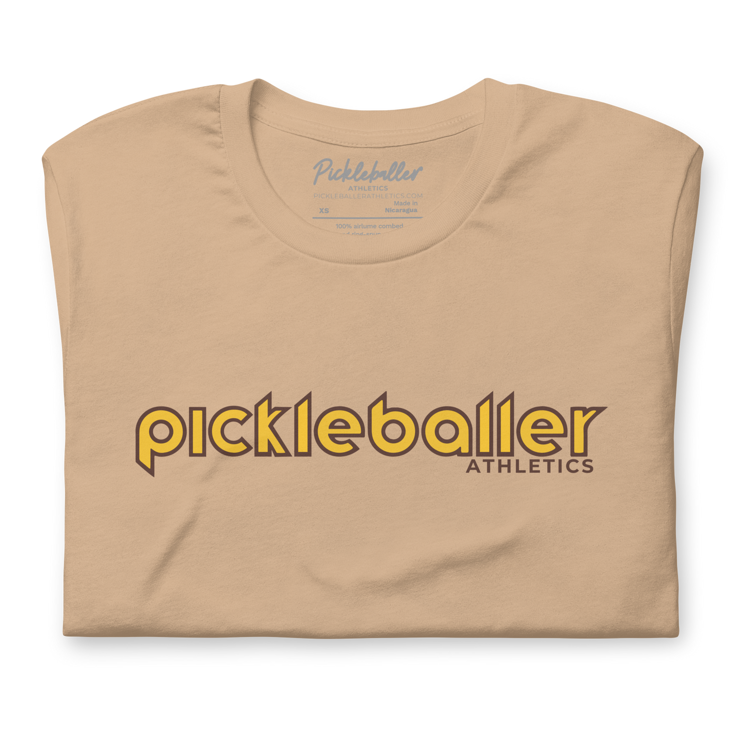 THROWBACK BROWN & GOLD - Pickleballer Athletics Unisex Tee