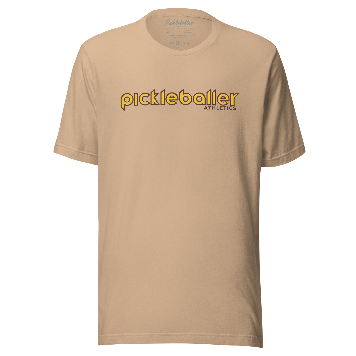 THROWBACK BROWN & GOLD - Pickleballer Athletics Unisex Tee