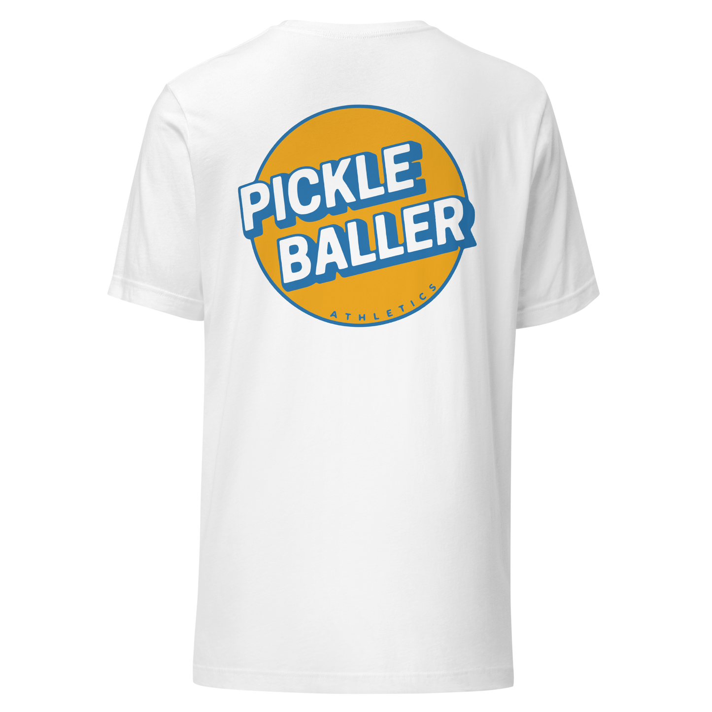 SLANTY BLUE & GOLD - Pickleballer Athletics Unisex Tee