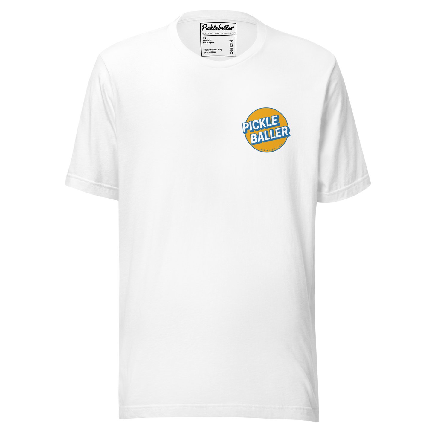 SLANTY BLUE & GOLD - Pickleballer Athletics Unisex Tee