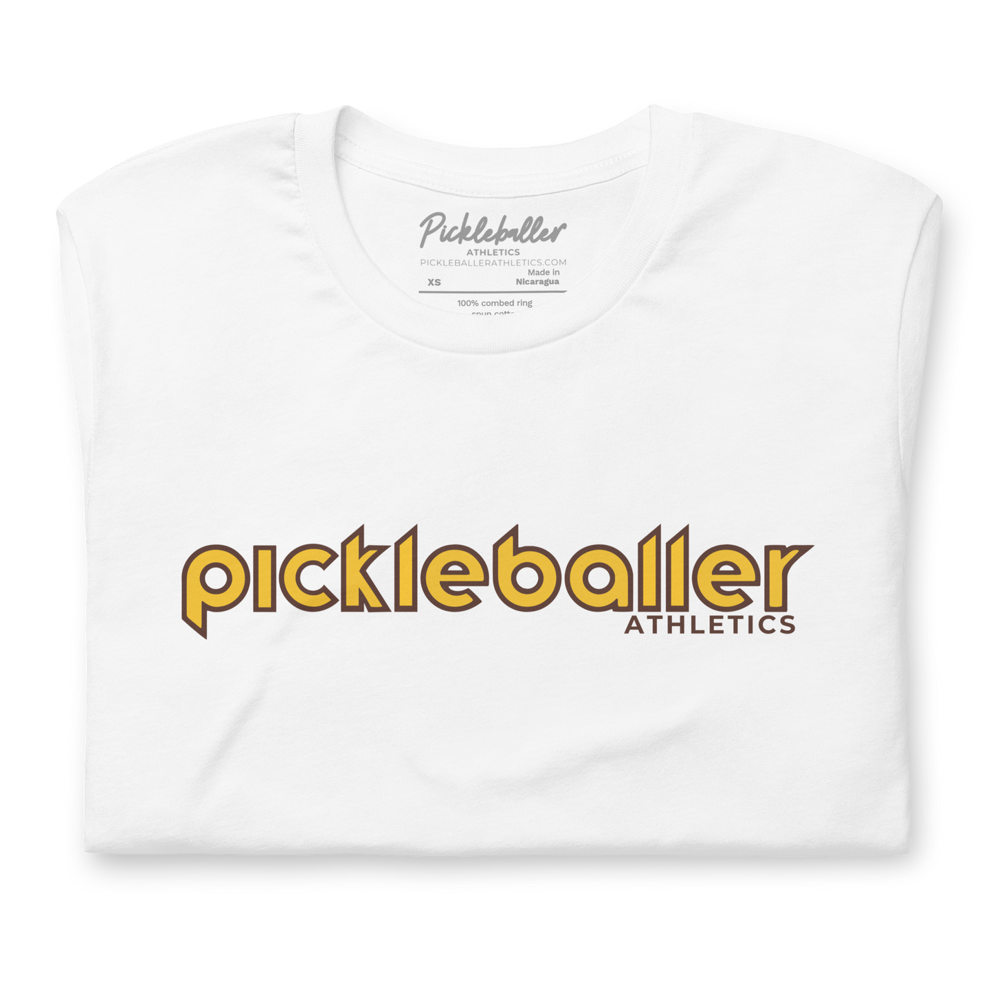 THROWBACK BROWN & GOLD - Pickleballer Athletics Unisex Tee