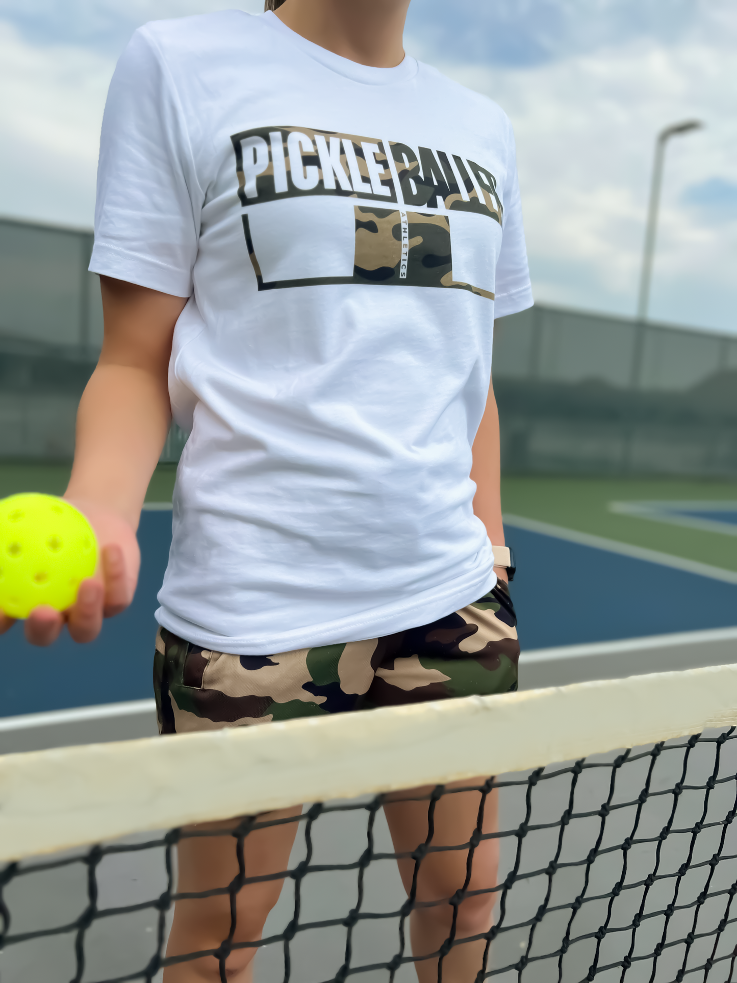 CAMO COURT - Pickleballer Athletics Unisex Tee