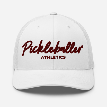 MAROON - Pickleballer Athletics Embroidered Mesh Hat