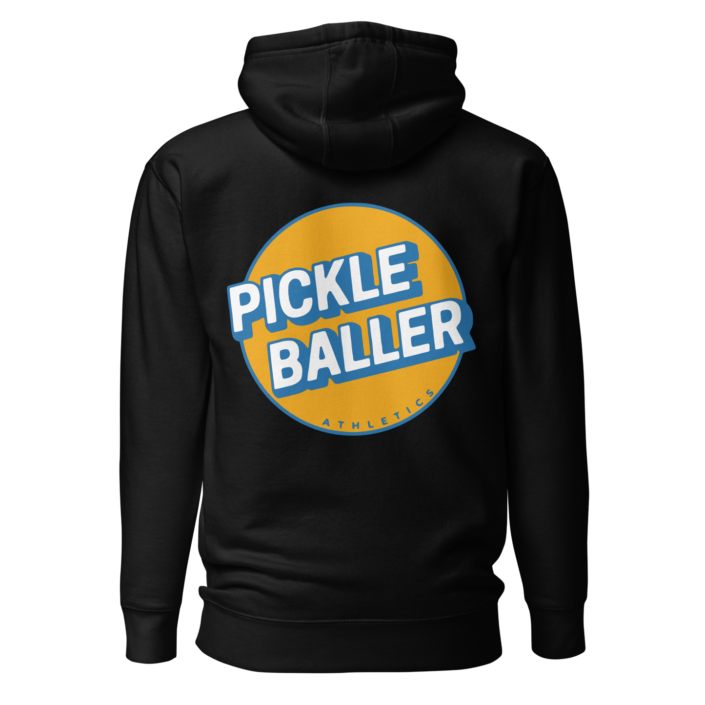 SLANTY BLUE & GOLD - Pickleballer Athletics Unisex Hoodie