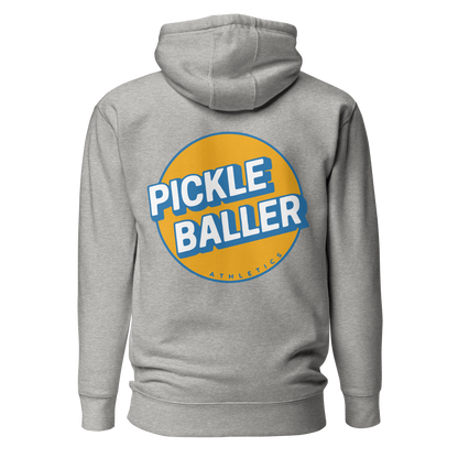 SLANTY BLUE & GOLD - Pickleballer Athletics Unisex Hoodie