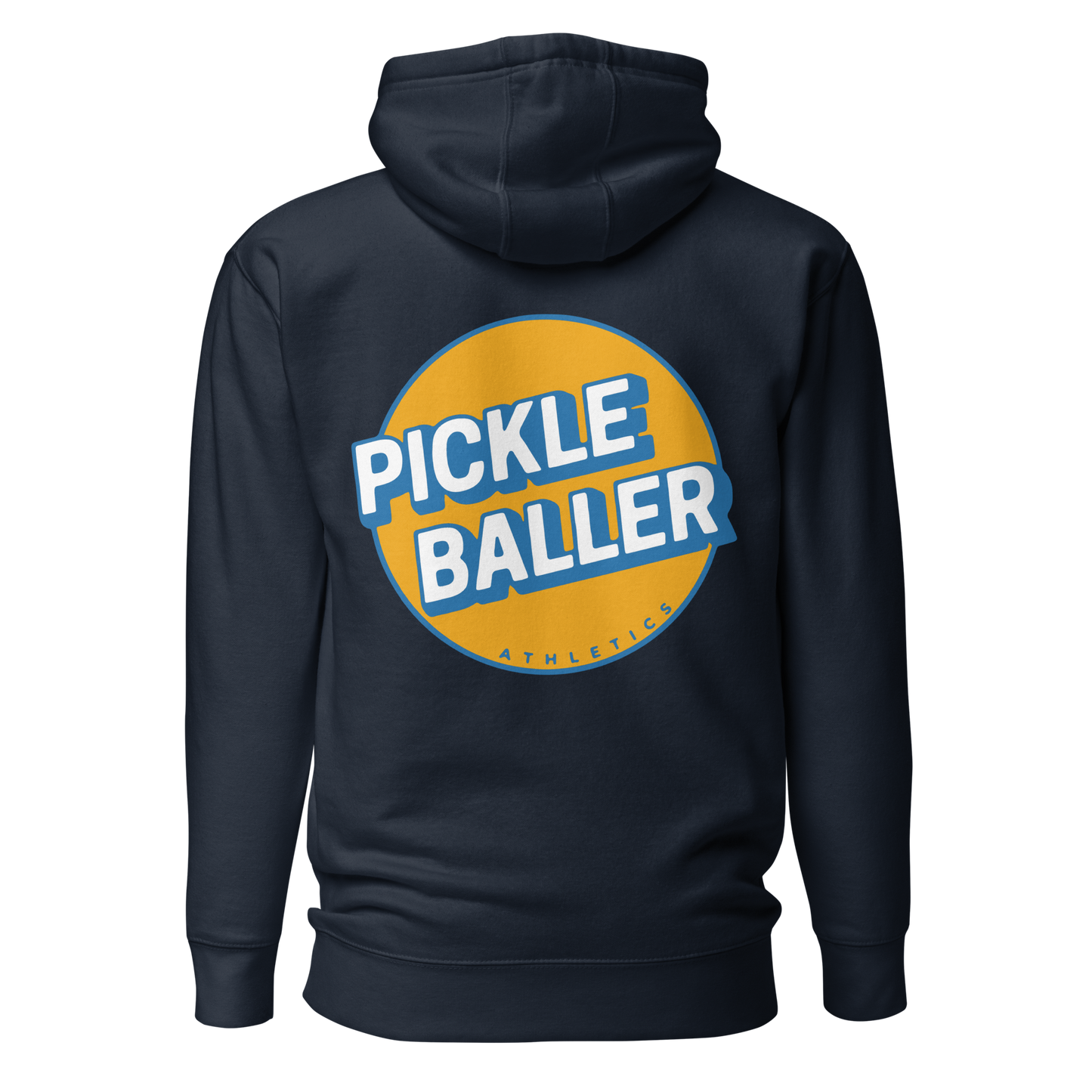 SLANTY BLUE & GOLD - Pickleballer Athletics Unisex Hoodie