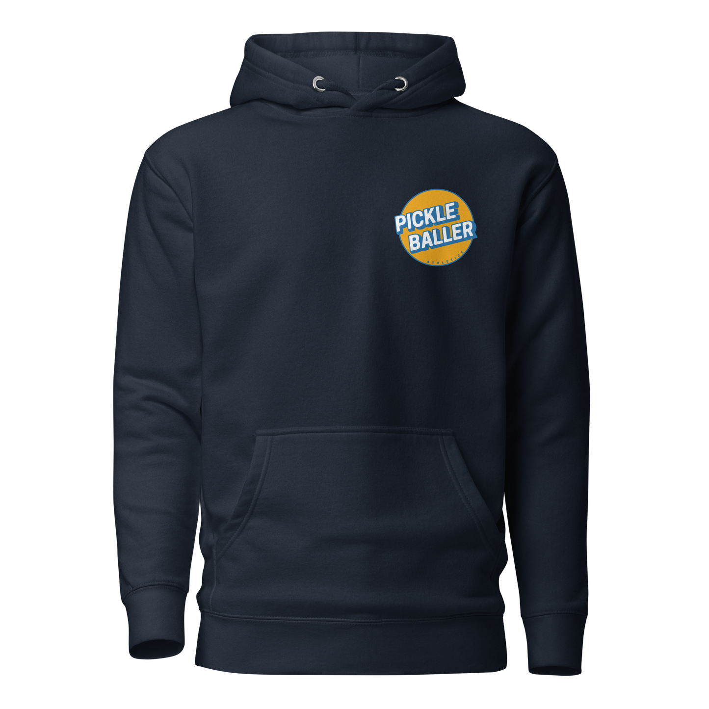 SLANTY BLUE & GOLD - Pickleballer Athletics Unisex Hoodie