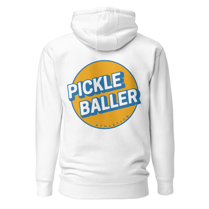 SLANTY BLUE & GOLD - Pickleballer Athletics Unisex Hoodie