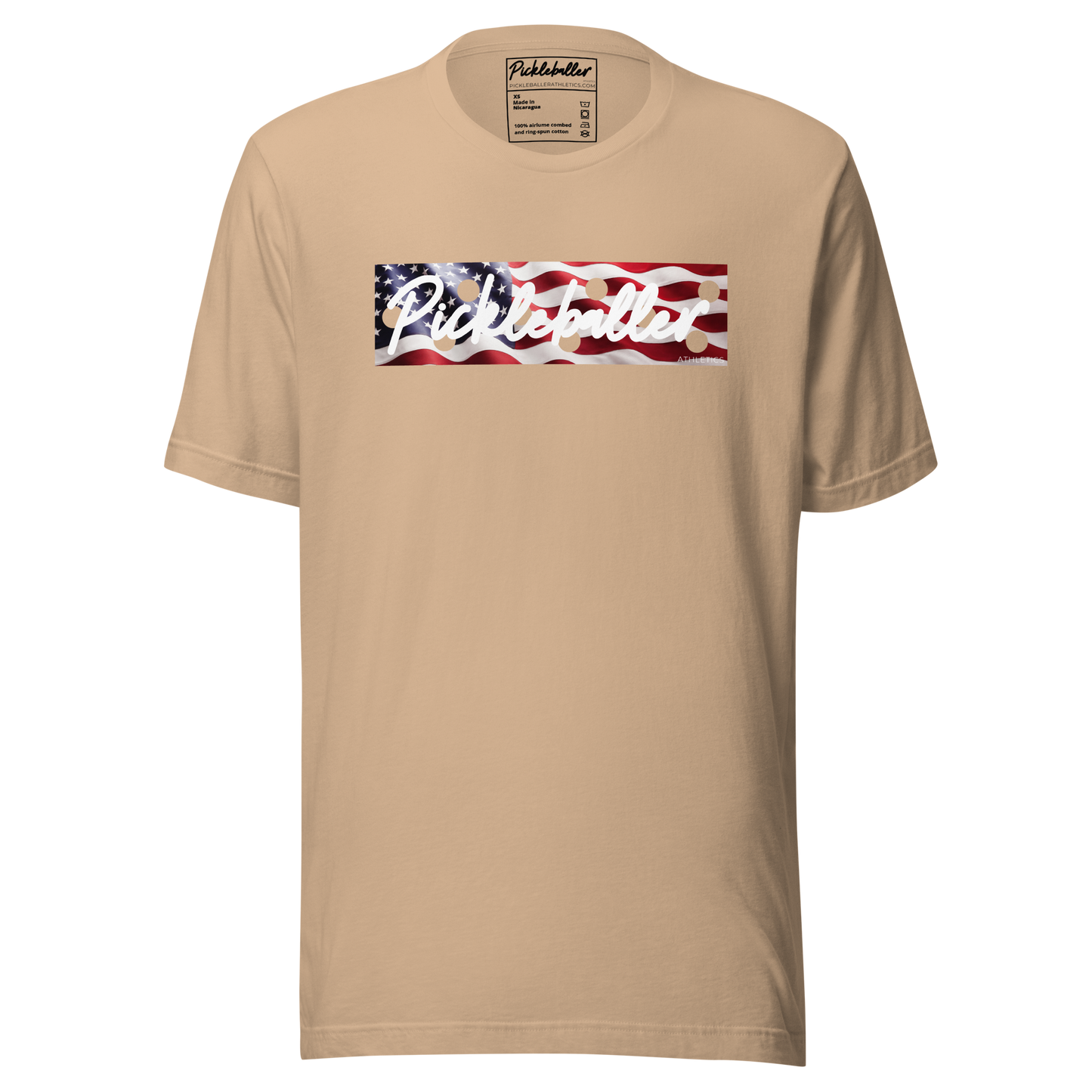 FREEDOM AMERICA BANNER - Pickleballer Athletics Unisex Tee