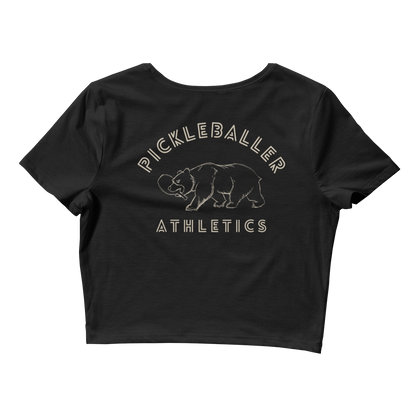 BEAR - Pickleballer Athletics Women’s Crop Tee